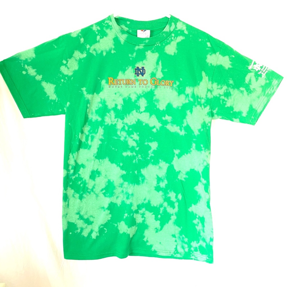 Notre dame custom dyed T-shirt